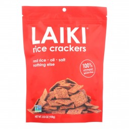 Laiki Red Rice Crackers -...