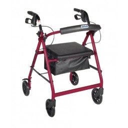 Rollator 4-wheel With Pouch...